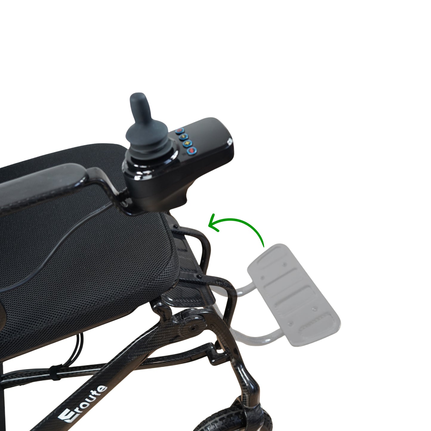 7001 silla de ruedas eléctrica (carbono)